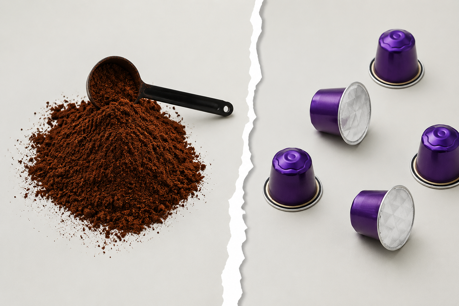 Café moulu ou capsules : quelle solution choisir pour une machine à café portable ?