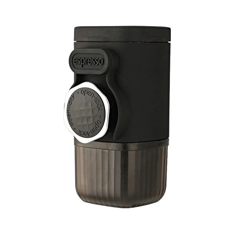 Machine à Espresso Portable Manuelle Compatible Capsules et Café Moulu